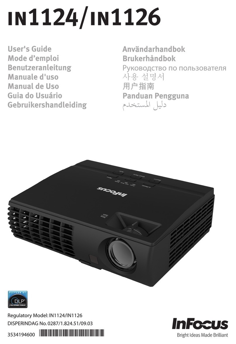 InFocus IN1124 User manual
