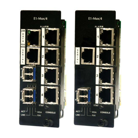 IMC Networks iMcV-E1-Mux/4 User manual