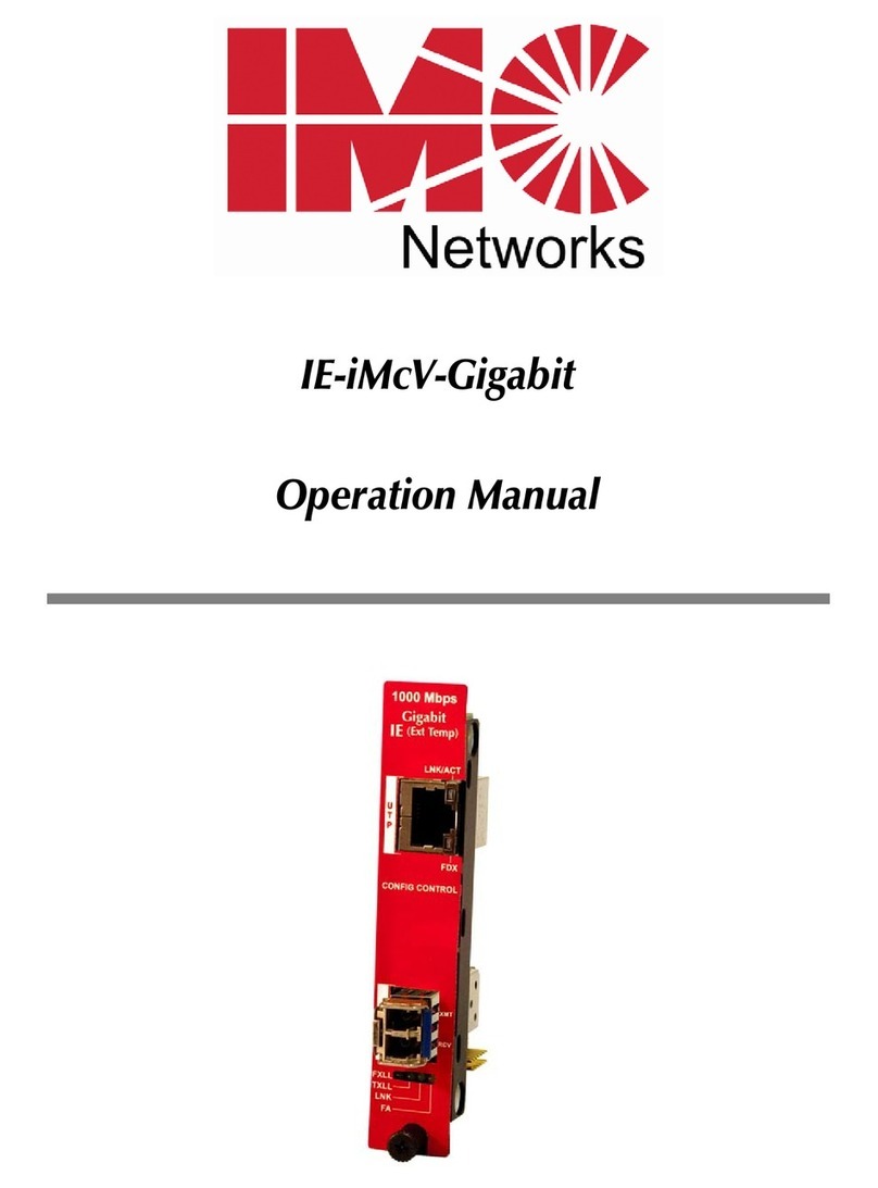 IMC Networks IE-iMcV-Gigabit User manual