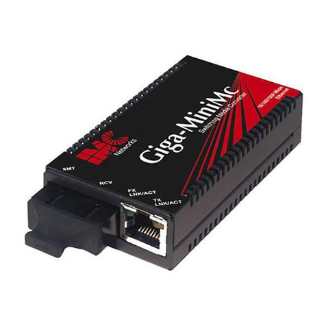 IMC Networks Giga-MiniMc User manual