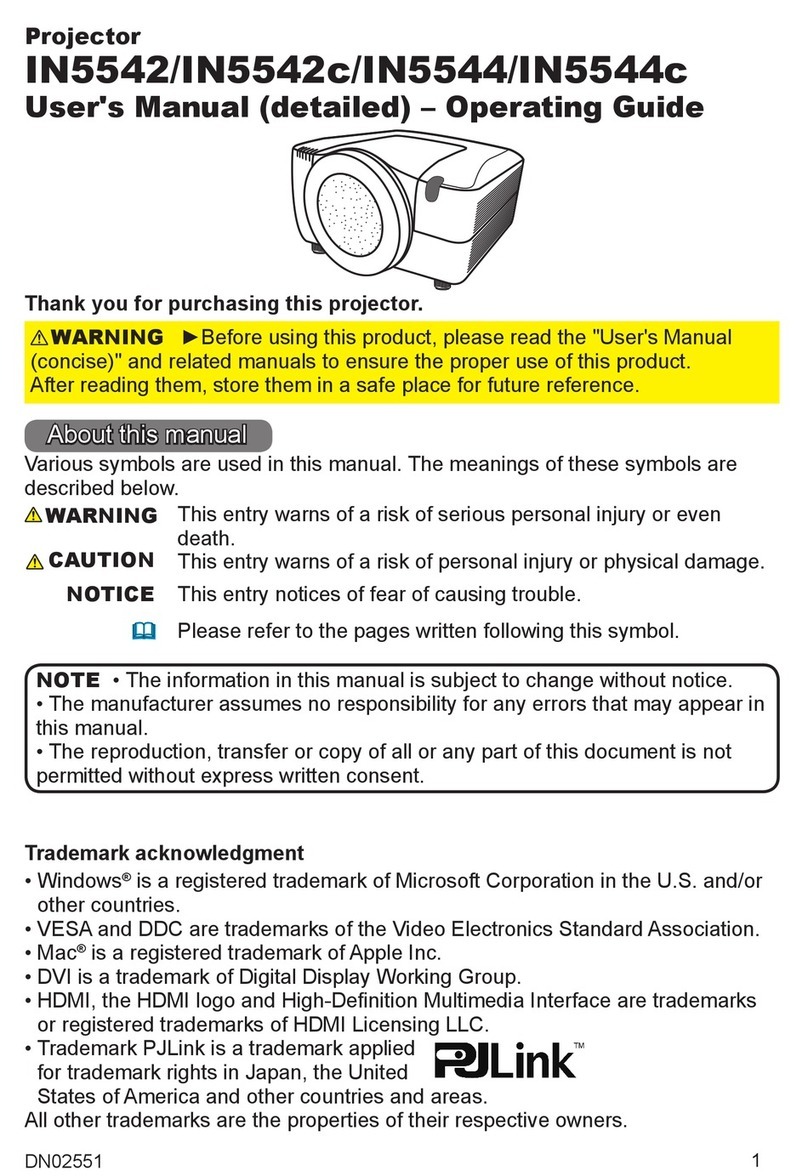 InFocus IN5542 User manual