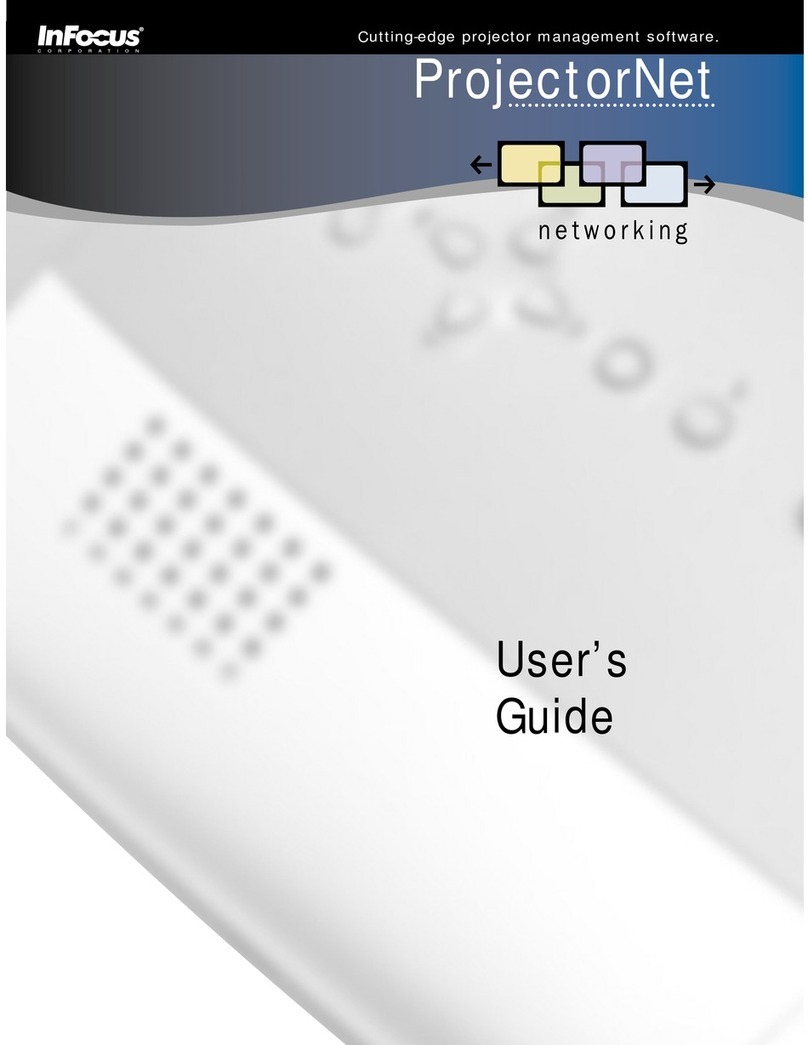 InFocus ProjectorNet User manual