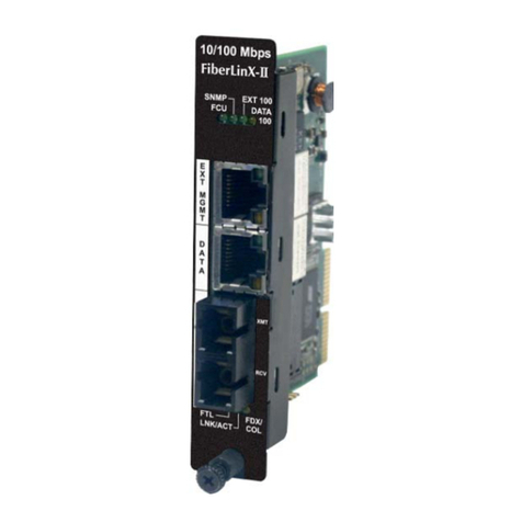 IMC Networks iMcV-FiberLinX-II User manual