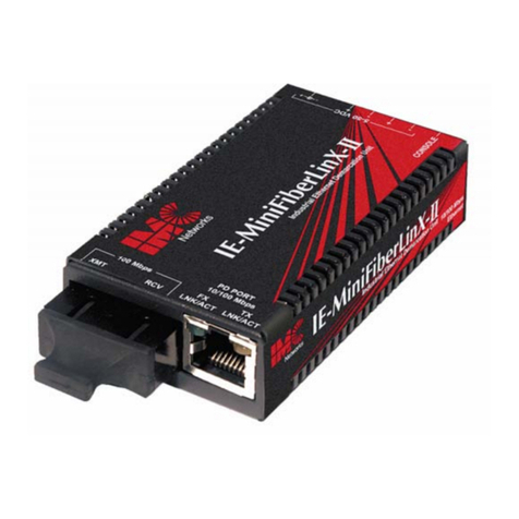 IMC Networks IE-MiniFiberLinX-II User manual