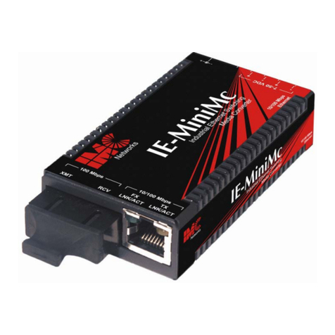 IMC Networks IE-MiniMc Operation manual