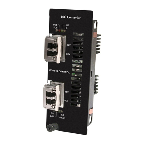 IMC Networks iMcV-10G-Converter XFP/XFP User manual