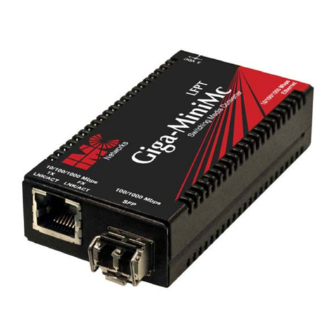 IMC Networks Giga-MiniMc LFPT User manual