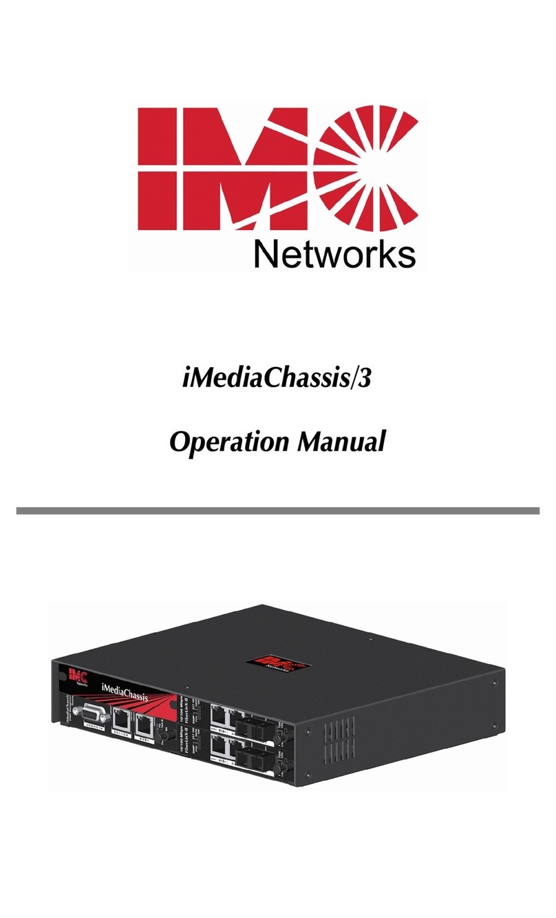 IMC Networks iMediaChassis/3 User manual