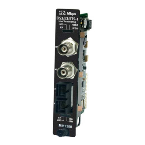 IMC Networks iMcV-DS3/E3-LineTerm Operation manual