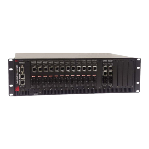 IMC Networks iMediaChassis/20 Operation manual