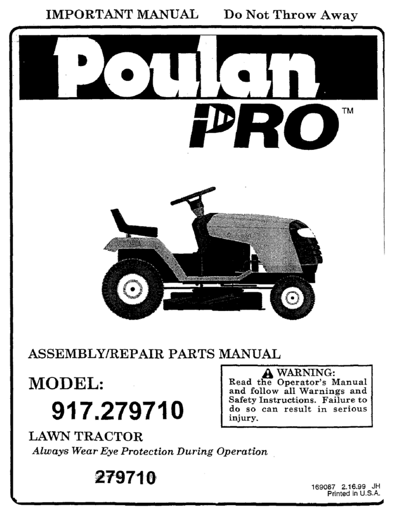 Poulan Pro 917.279710 Operating manual