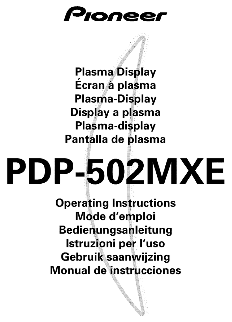 Pioneer PDP-502MXE User manual