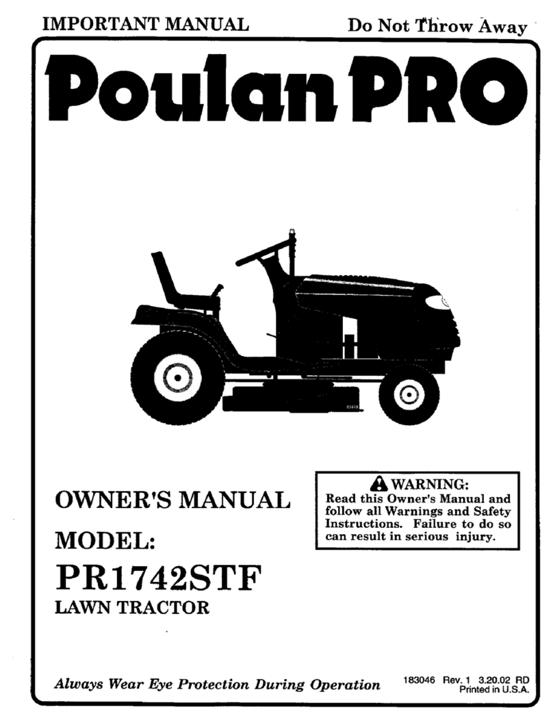 Poulan Pro PR1742STF User manual
