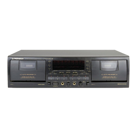 Pioneer CT-W704RS operating instructions