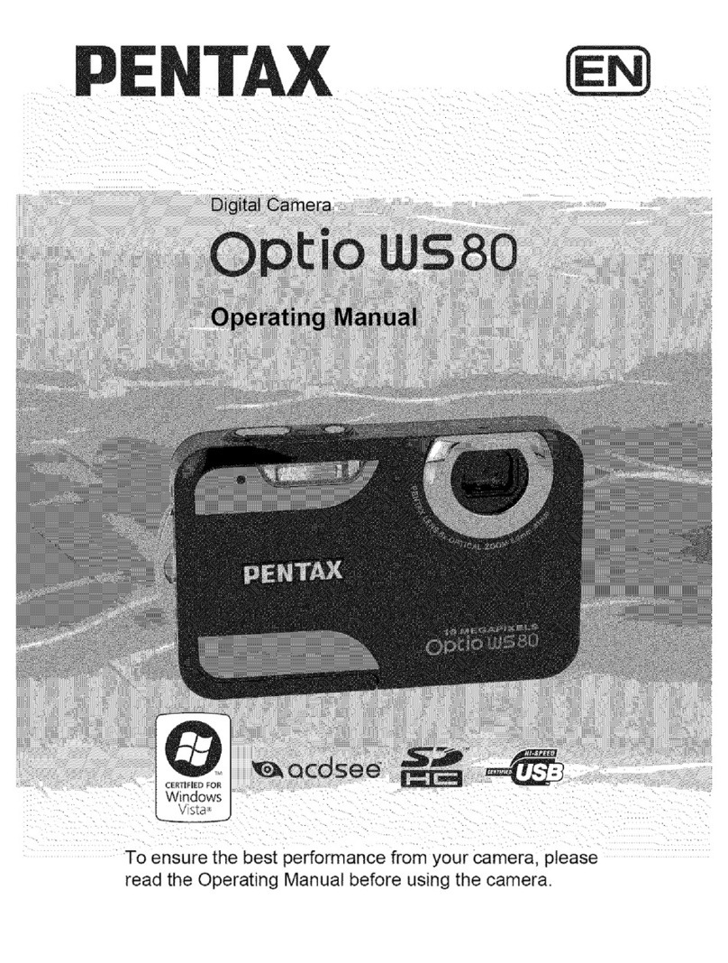 Pentax WS80 - Optio Digital Camera operating manual