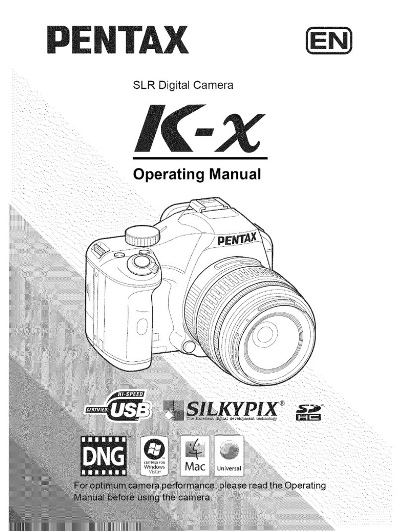 Pentax K-X User manual