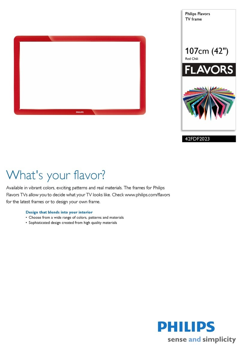 Philips Flavors 42FDF2023 User manual Philips Flavors 42FDF2023 User manual