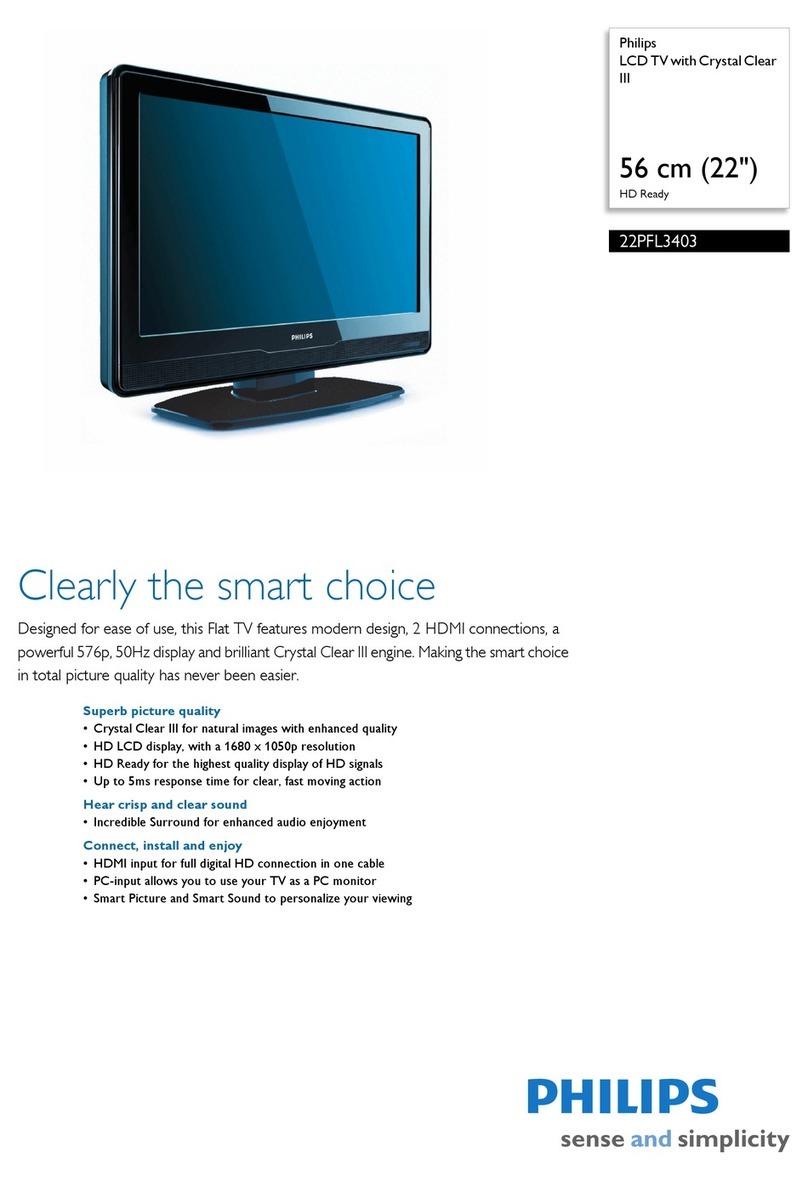 Philips 22PFL3403 User manual