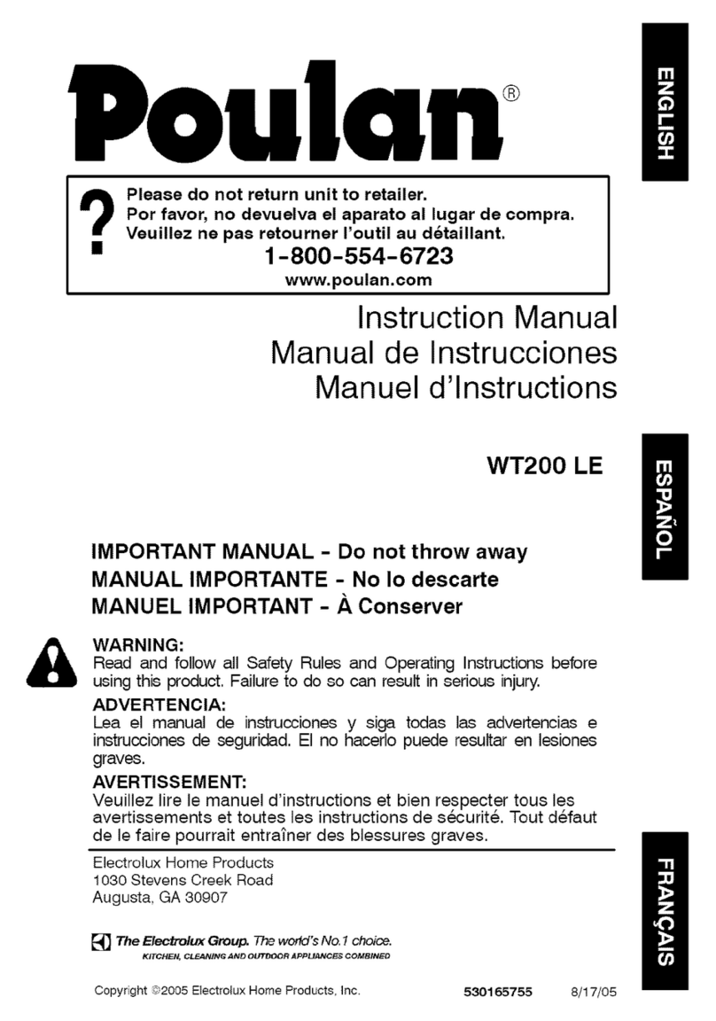 Poulan Pro WT200LE instruction manual