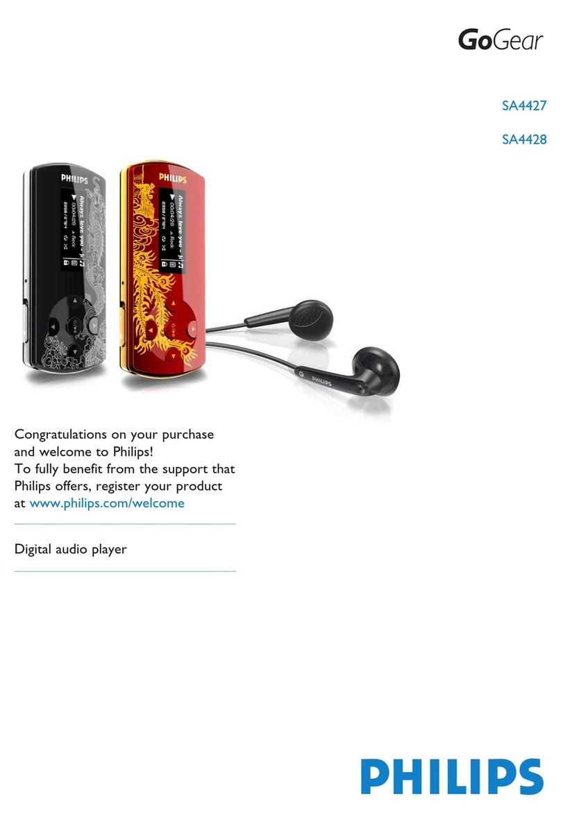 Philips GoGear SA4428 User manual