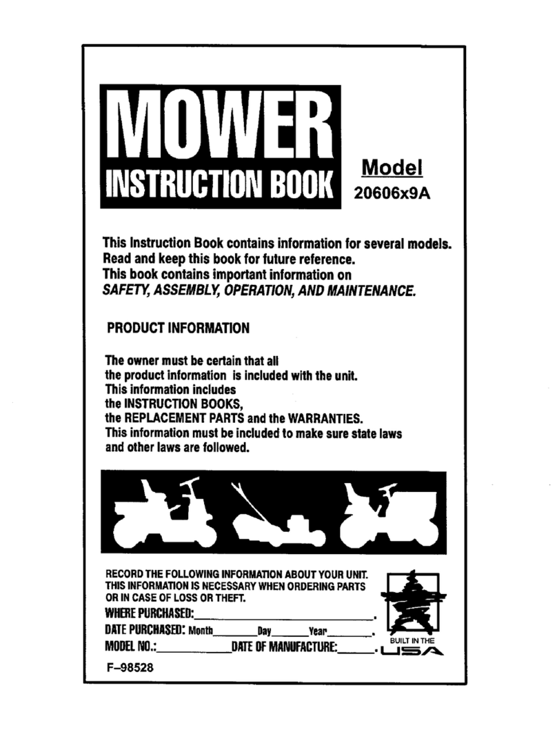 Murray 20606X9A User manual