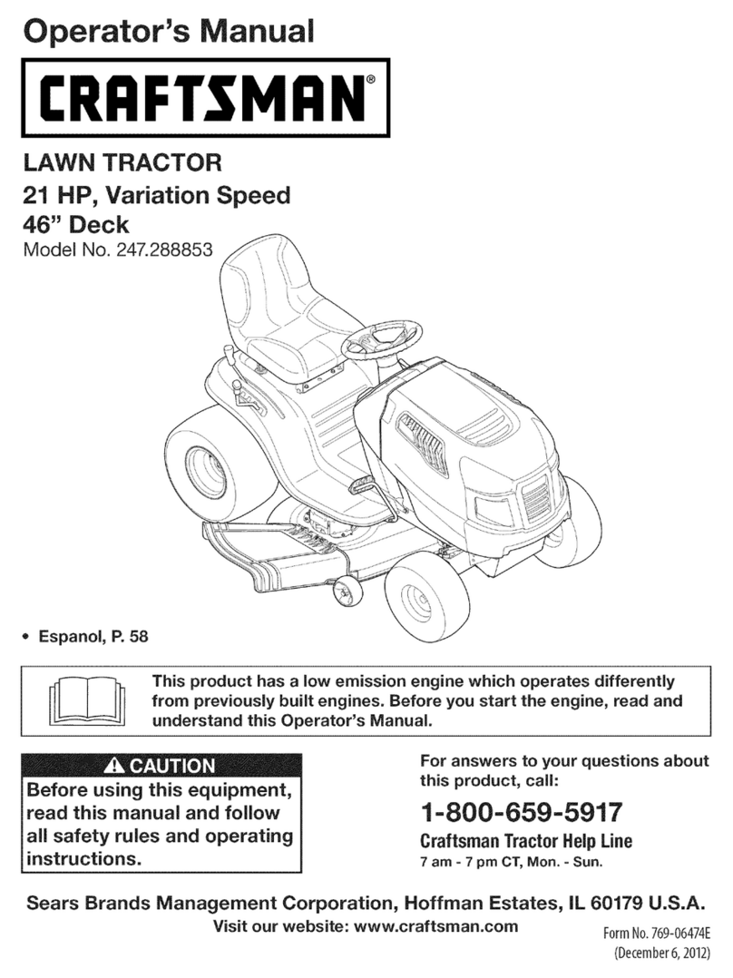 Craftsman 247.288853 Operator's manual