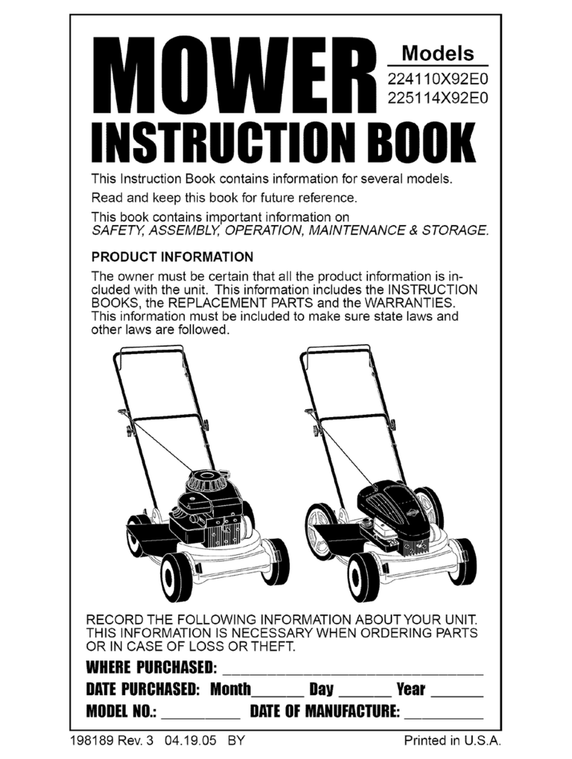 Murray 224110X92E0 User manual