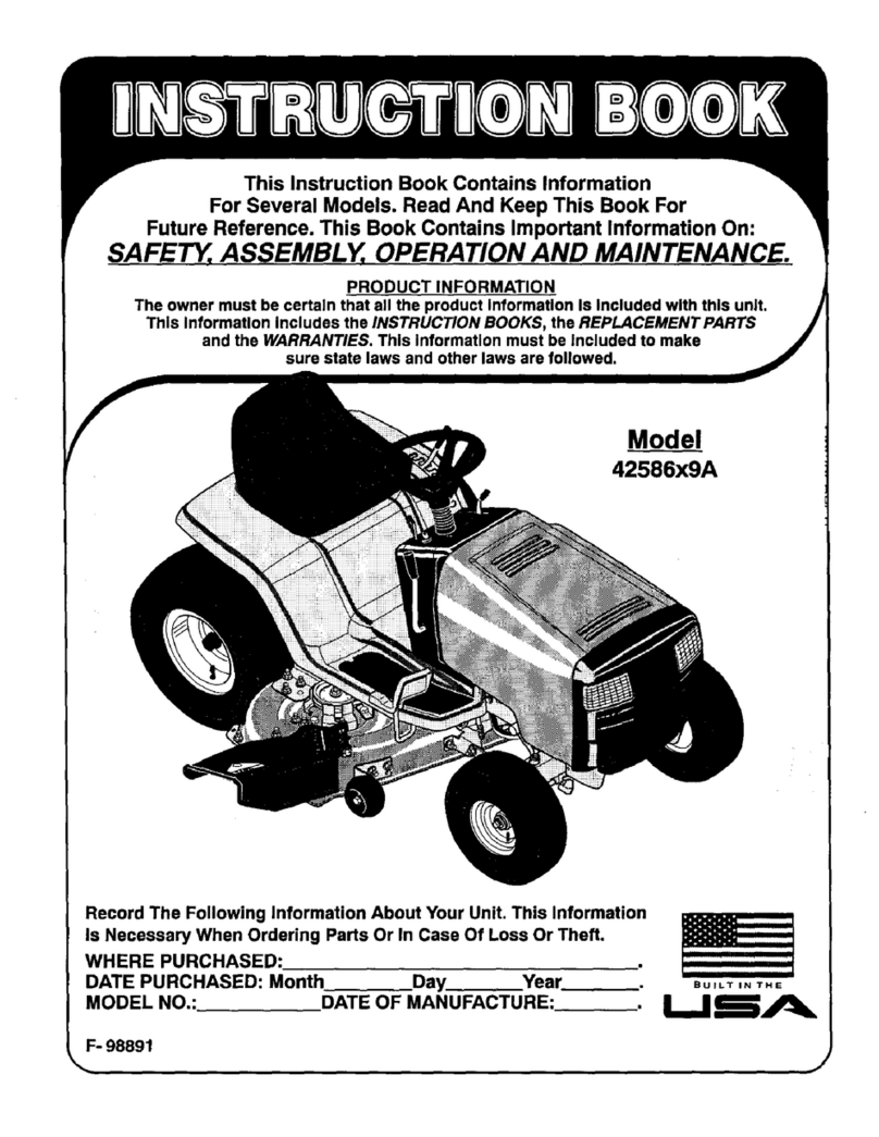 Murray 42586X9A Instruction book