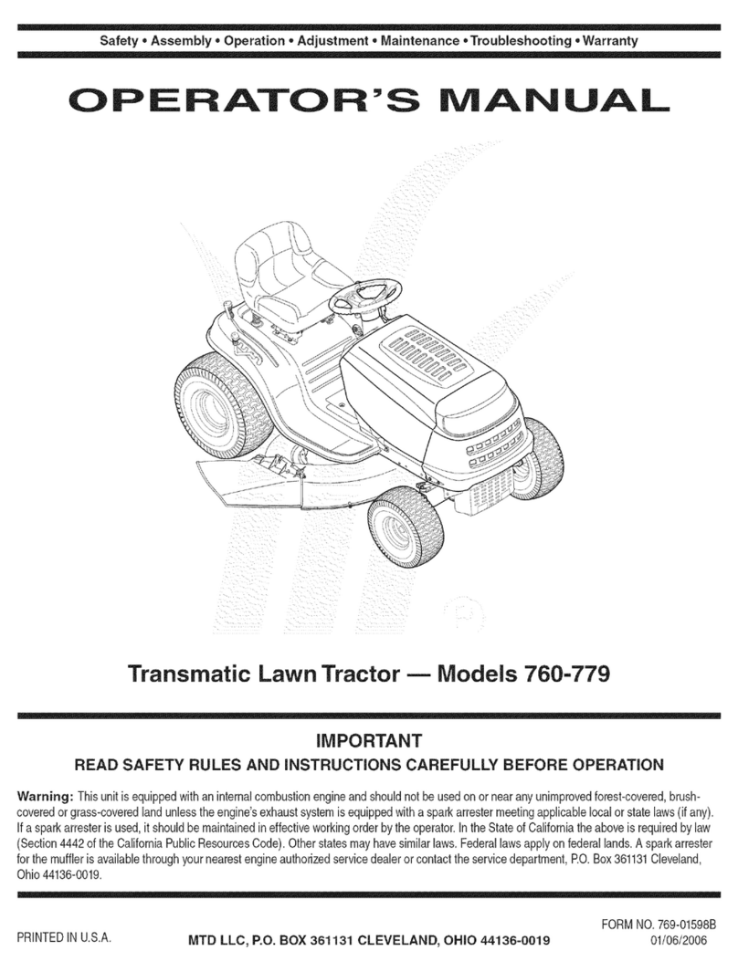 MTD 13A3762F700 User manual MTD 13A3762F700 User manual