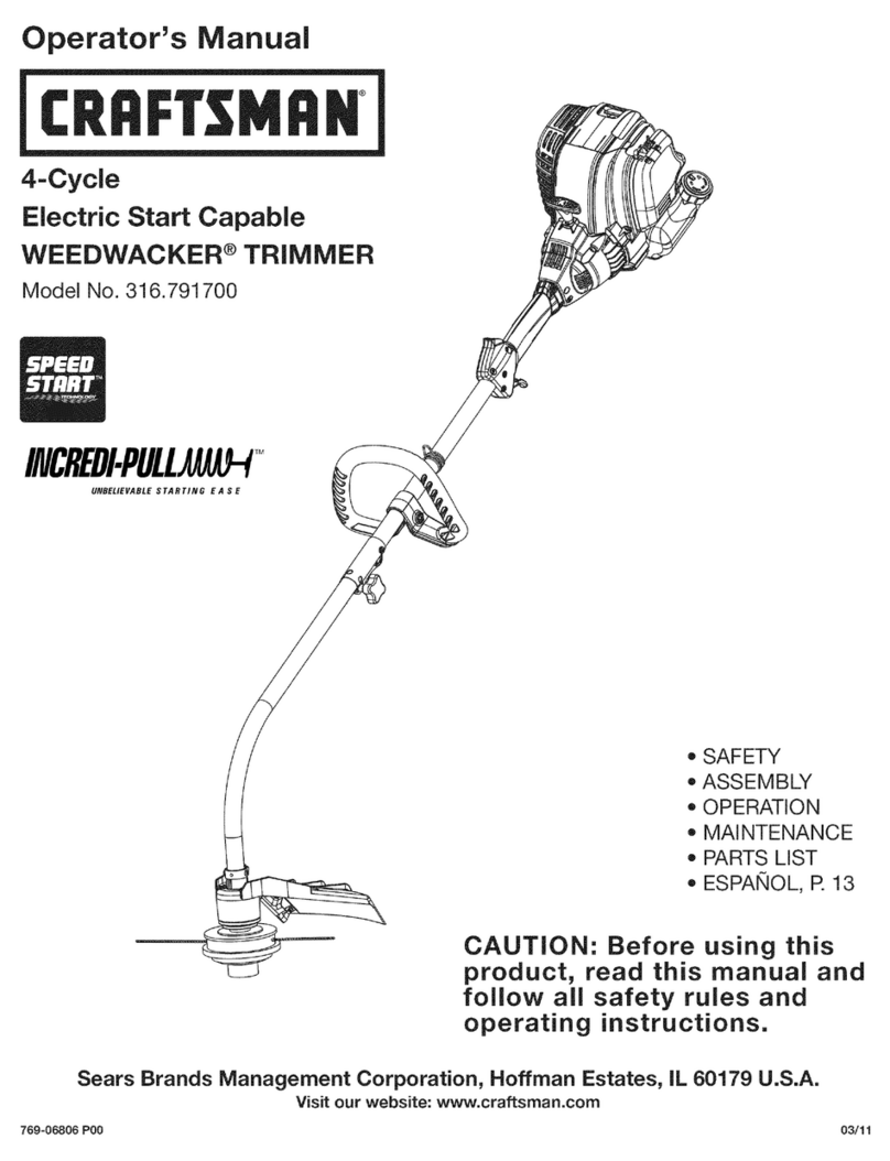 Craftsman INCREDI.PULL 316.791700 Operator's manual