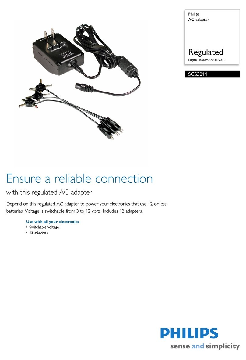 Philips SCS3011 Specifications