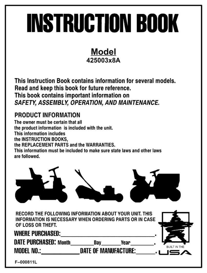 Murray 425003X8A User manual Murray 425003X8A User manual