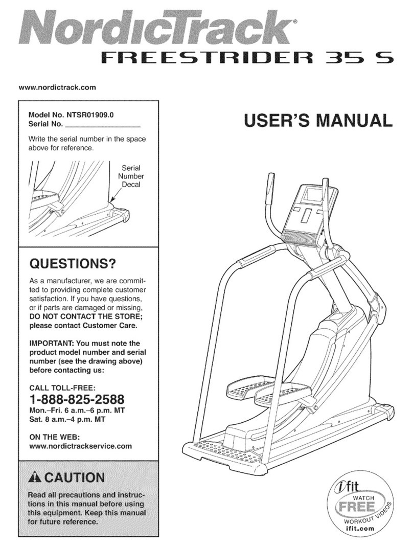 NordicTrack FreeStrider 35 S NTSR01909.0 user manual NordicTrack FreeStrider 35 S NTSR01909.0 user manual