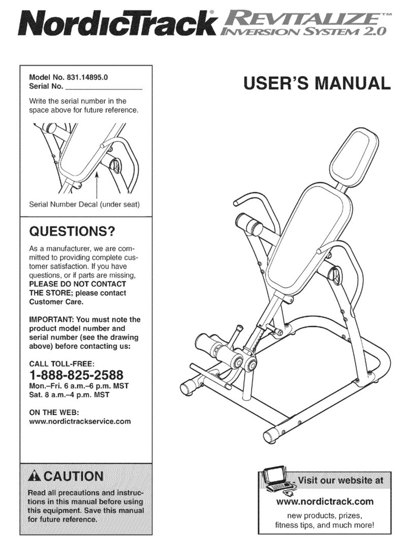NordicTrack Revitalize 831.14895.0 user manual
