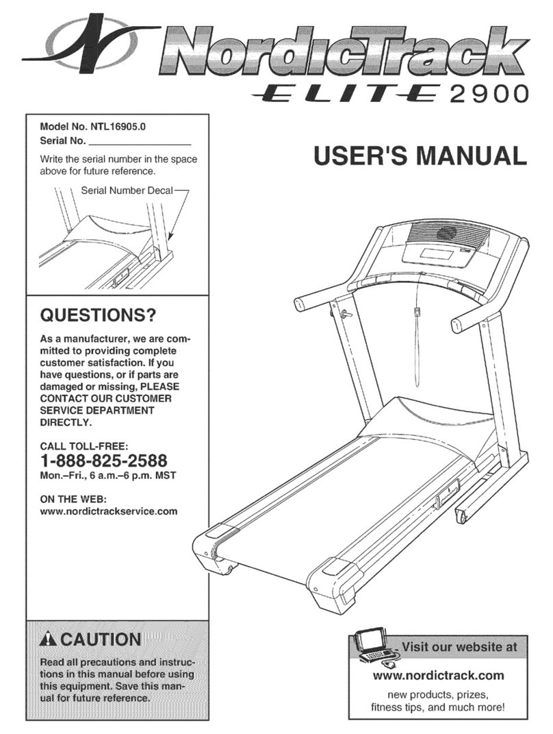 NordicTrack Elite 2900 NTL16905.0 user manual NordicTrack Elite 2900 NTL16905.0 user manual