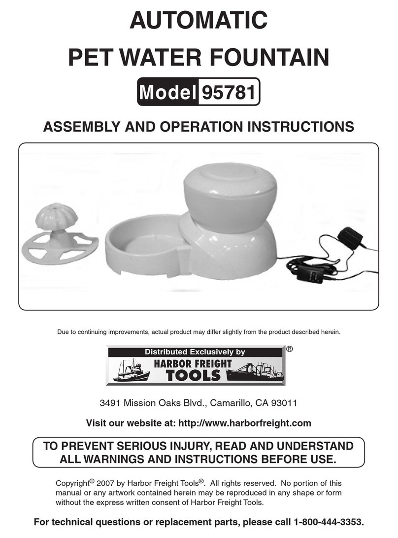 Harbor Freight Tools 95781 Assembly and operation instructions