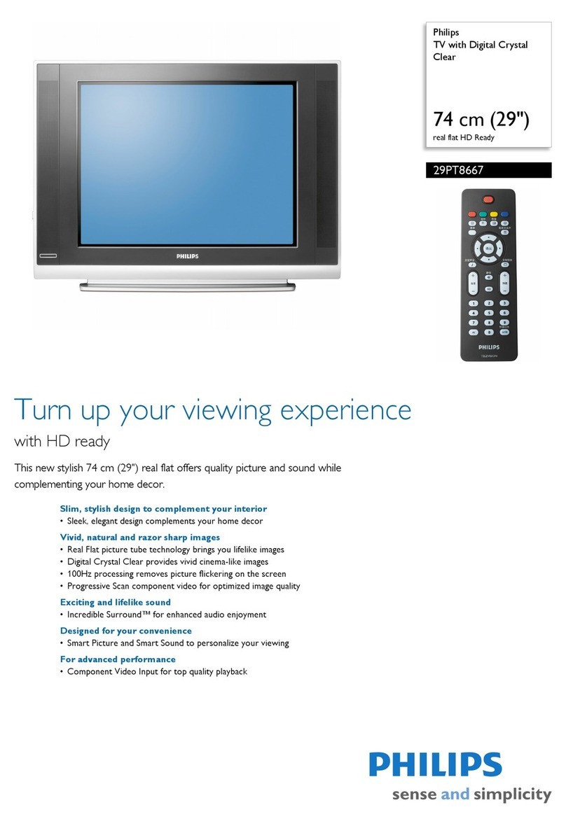 Philips 29PT8667 User manual
