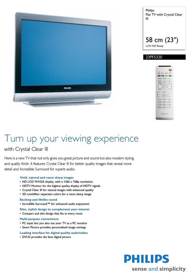Philips 23PF5320 User manual