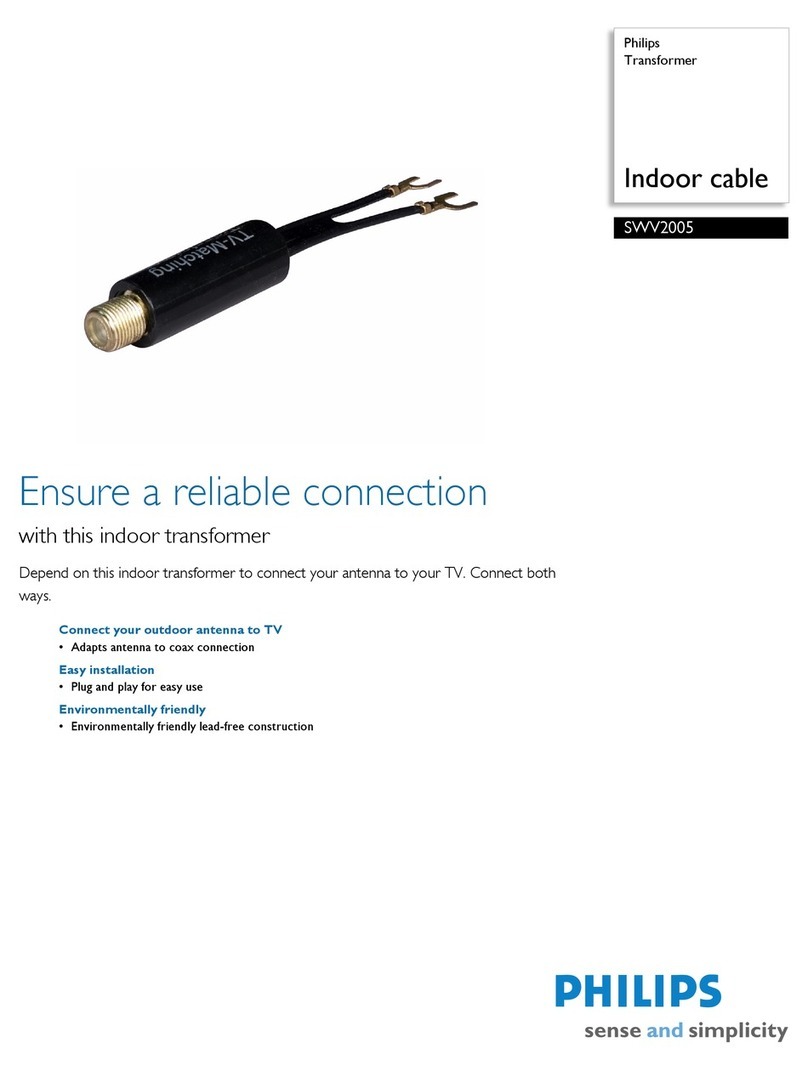 Philips SWV2005 User manual
