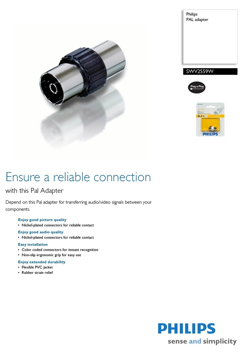 Philips SWV2559W Specifications