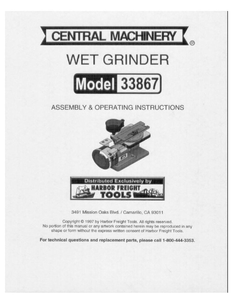 Central Machinery 33867 Assembly & operating instructions Central Machinery 33867 Assembly & operating instructions