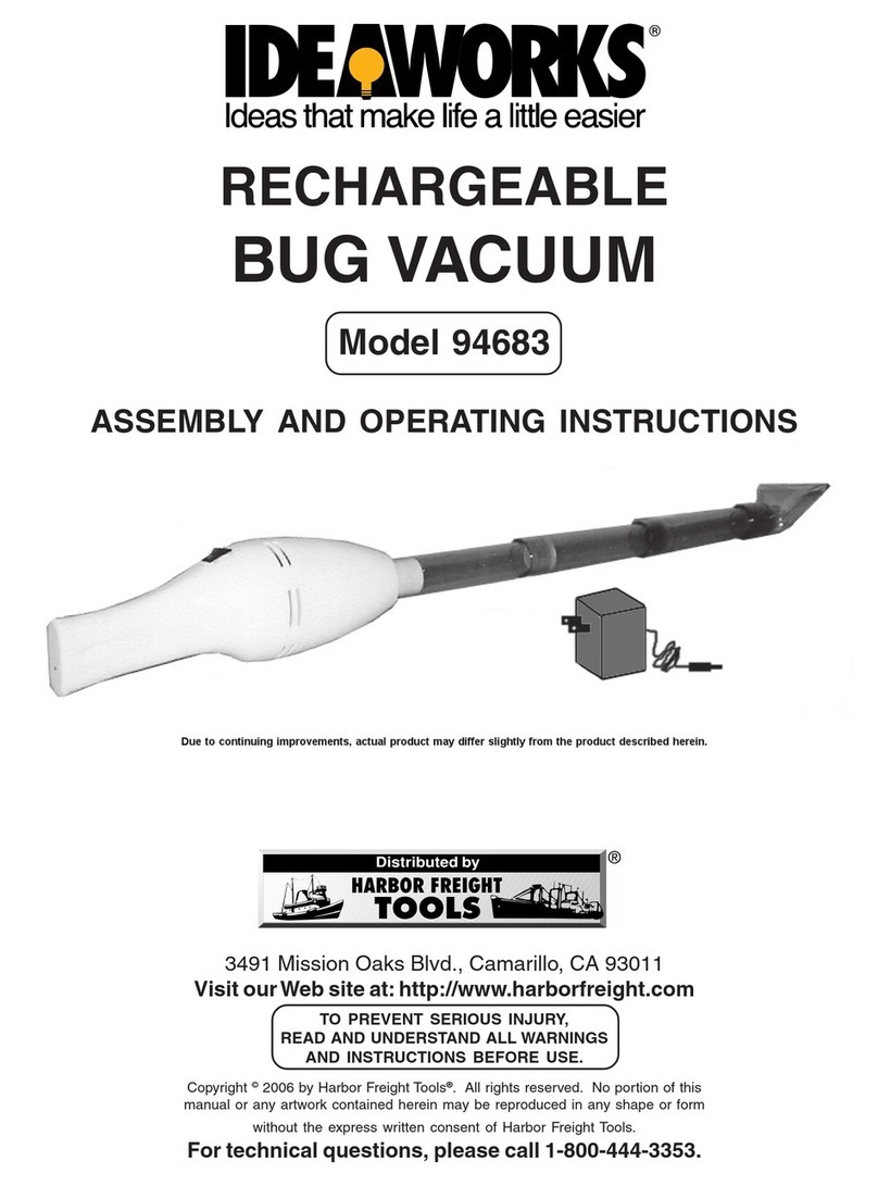 Harbor Freight Tools 94683 Assembly and operating instructions