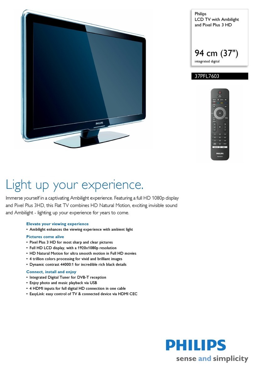Philips 37PFL7603/60 User manual