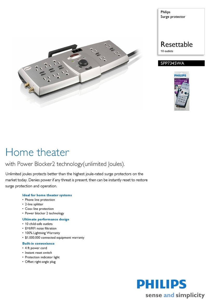Philips SPP7345WA User manual