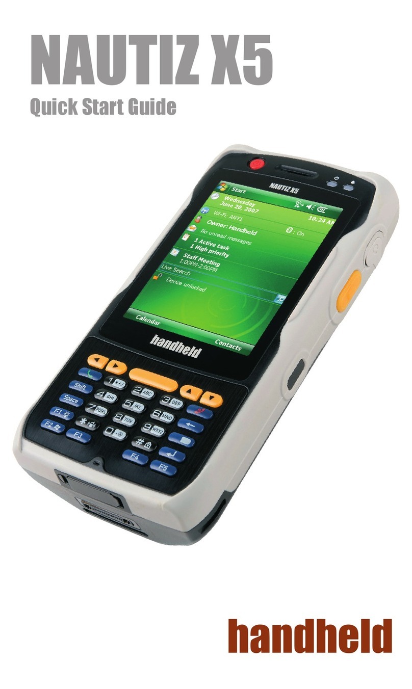 HandHeld NAUTIZ X5 User manual