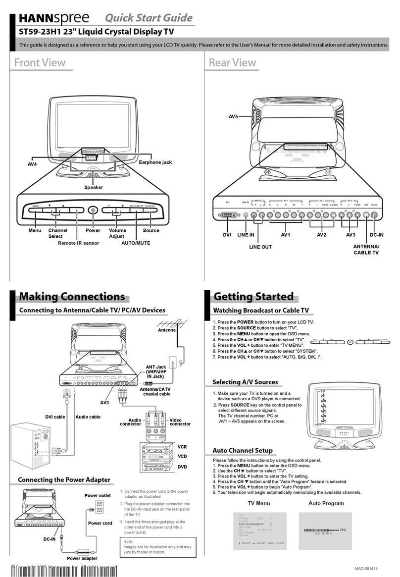 HANNspree ST59-23H1 User manual