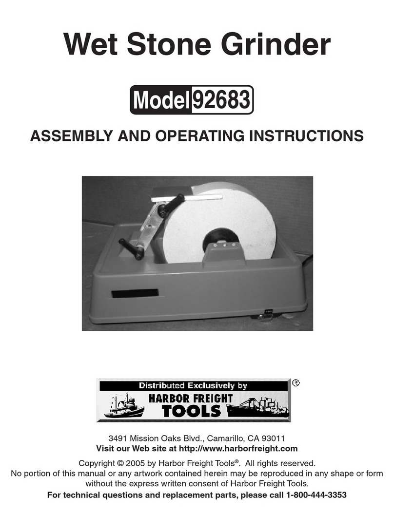 Harbor Freight Tools 92683 Assembly and operating instructions