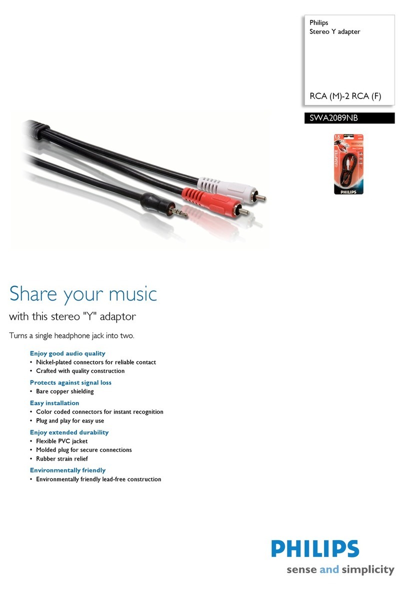 Philips SWA2089NB User manual
