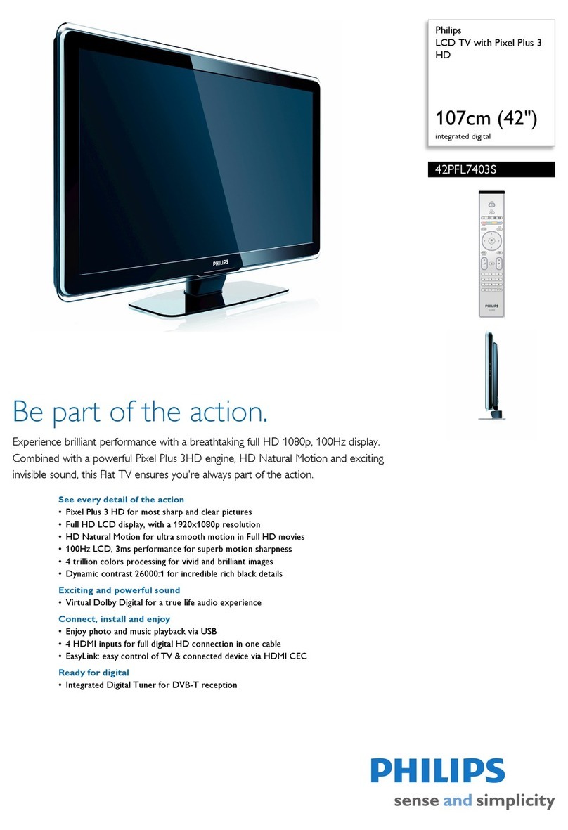 Philips 42PFL7403S User manual Philips 42PFL7403S User manual