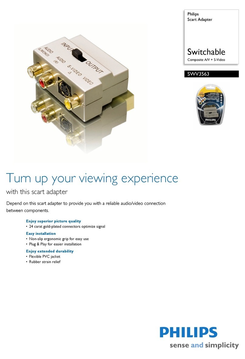 Philips SWV3563 Specifications
